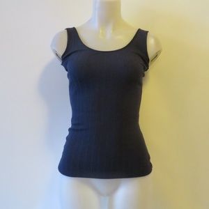 TRANSIT BLUE RIBBED TANK TOP SZ 2/S*